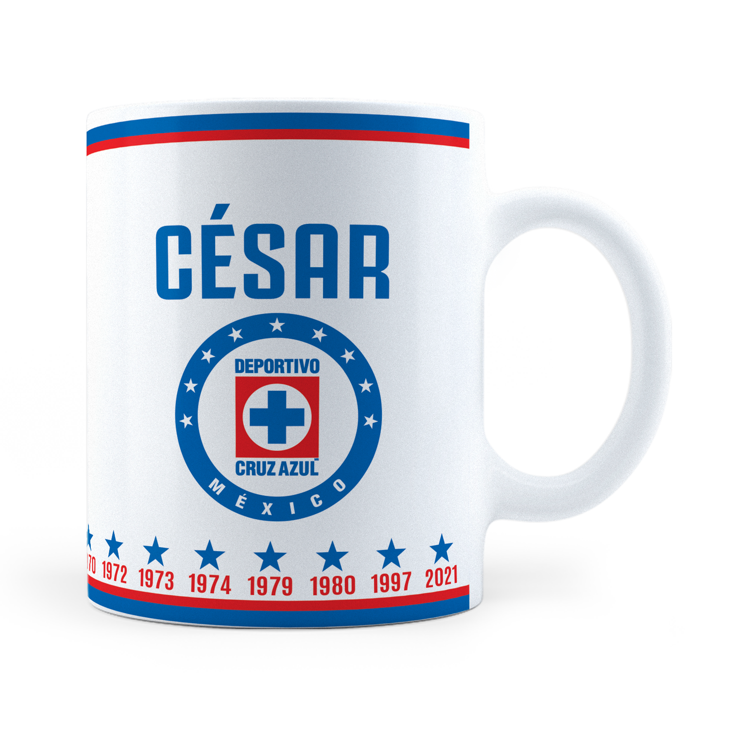 Taza Personalizada Campeón del Fútbol Mexicano 2021 - 11Oz (320 ml)