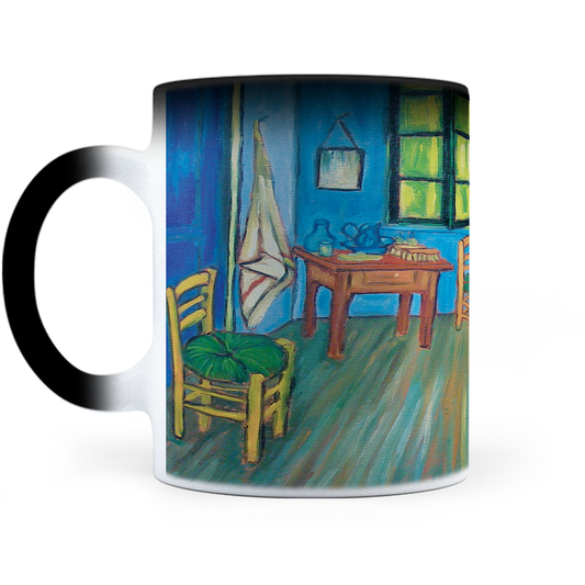 Taza Mágica El Dormitorio En Arlés De Vincent Van Gogh - Térmica 11 oz (320 ml)