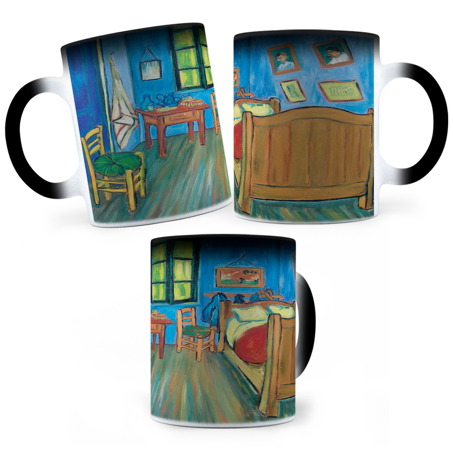 Taza Mágica El Dormitorio En Arlés De Vincent Van Gogh - Térmica 11 oz (320 ml)