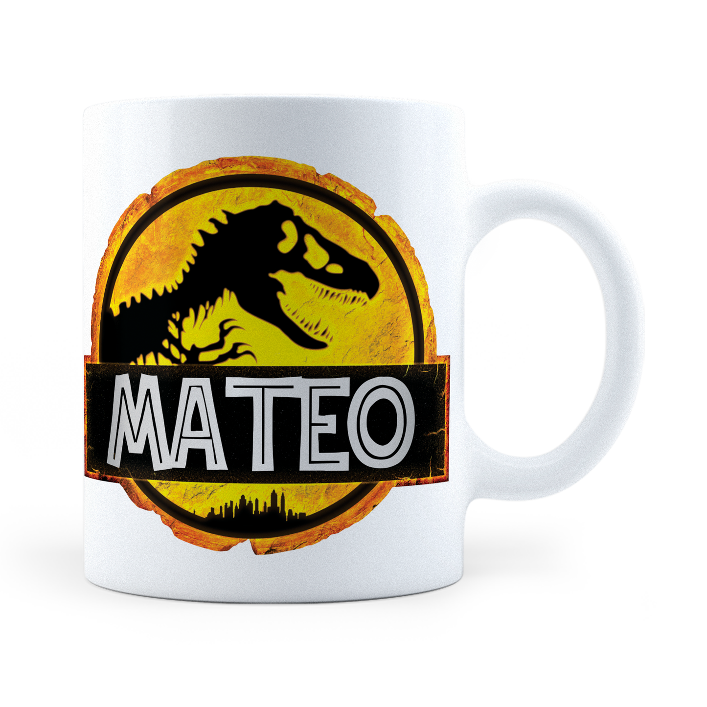 Taza T. Rex Personalizada - 11Oz (320 ml)
