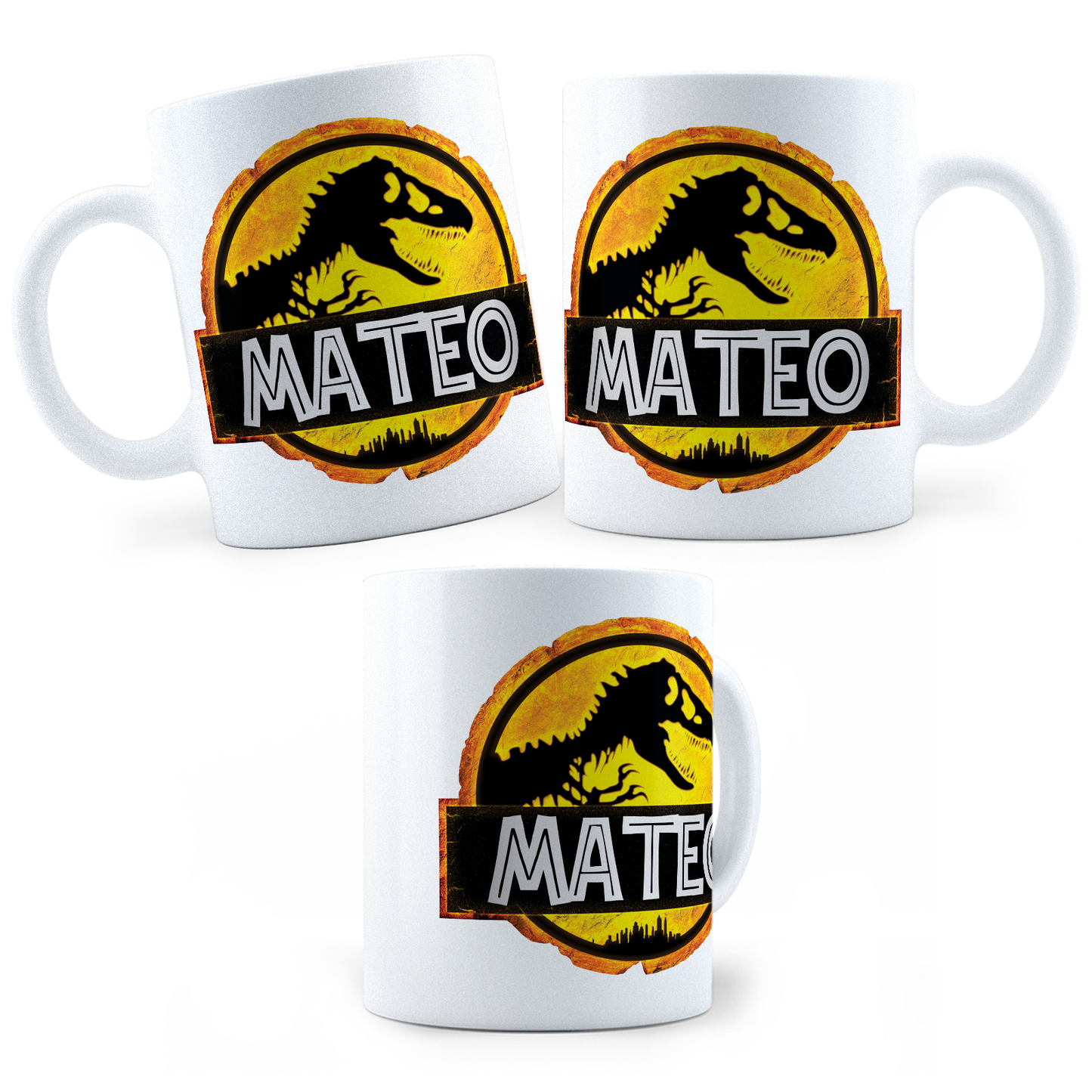 Taza T. Rex Personalizada - 11Oz (320 ml)