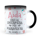 Taza Mágica Enfermera Personalizada - Térmica 11 oz (320 ml)