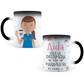 Taza Mágica Enfermera Personalizada - Térmica 11 oz (320 ml)