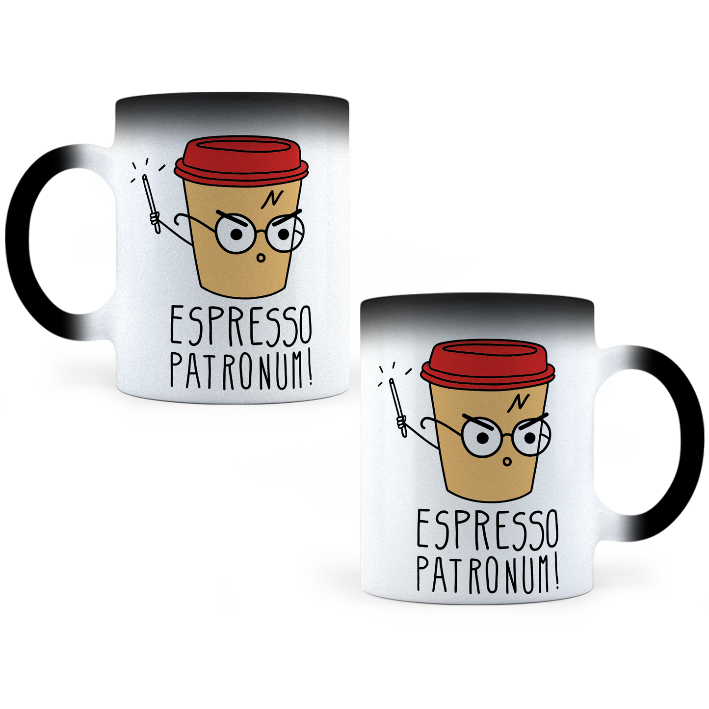 Taza Mágica Espresso Patronum - Térmica 11 oz (320 ml)