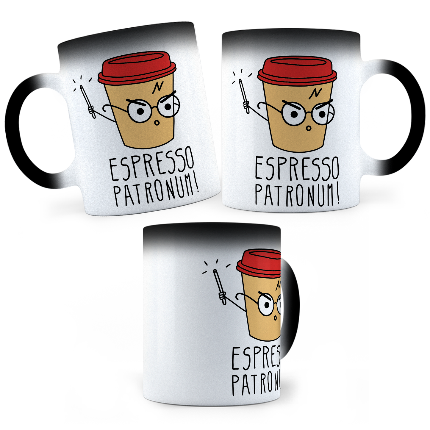 Taza Mágica Espresso Patronum - Térmica 11 oz (320 ml)