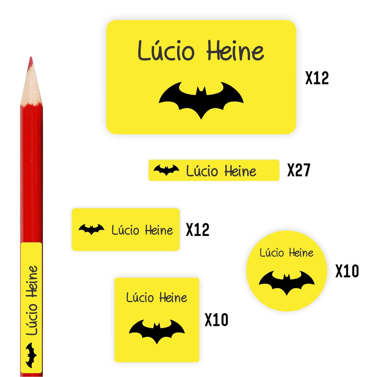 Etiquetas Batman Personalizadas