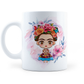 Taza Personalizada Frida Kahlo -  11Oz (320 ml)