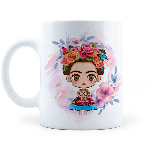 Taza Personalizada Frida Kahlo -  11Oz (320 ml)
