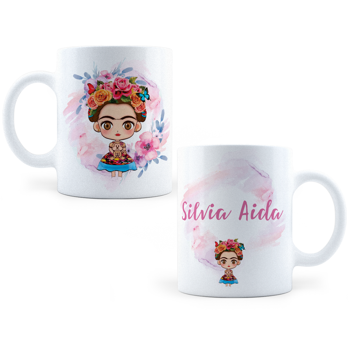 Taza Personalizada Frida Kahlo -  11Oz (320 ml)