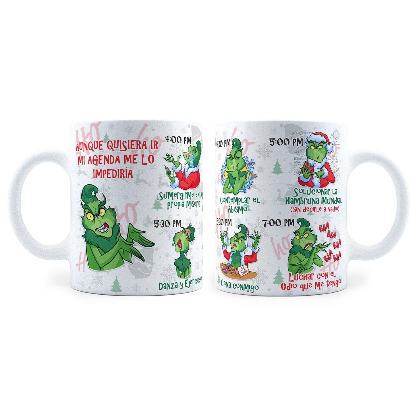 Taza Agenda Grinch