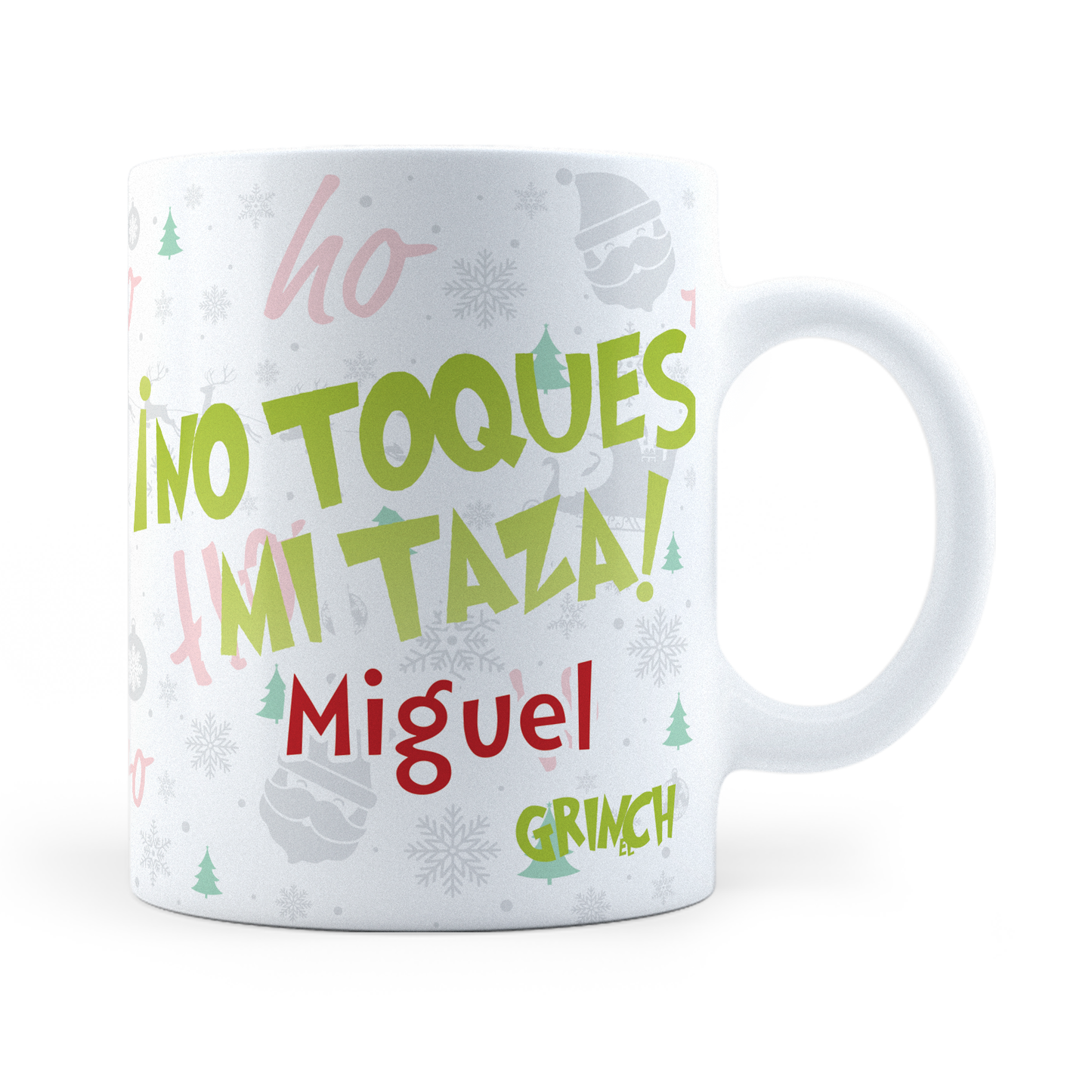 Taza Grinch No Toques Mi Taza - Personalizada - 11Oz (320 ml)