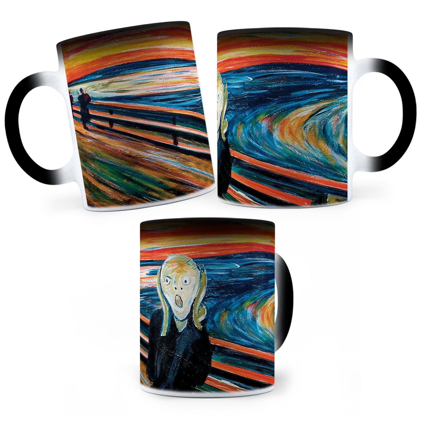 Taza Mágica El Grito - De Edvard Munch - Térmica 11 oz (320 ml)