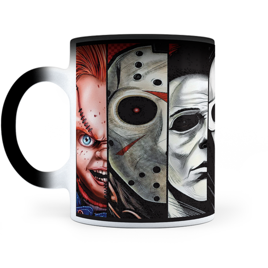 Taza Mágica Halloween Friends - Térmica 11 oz (320 ml)