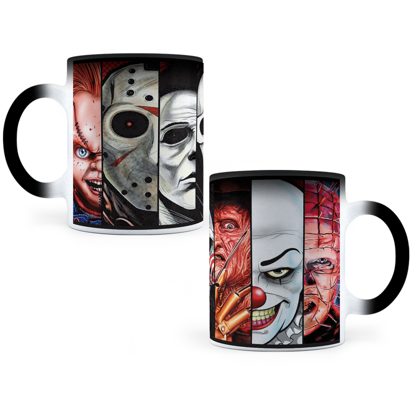 Taza Halloween Friends Mágica -   Térmica 11 oz (320 ml)