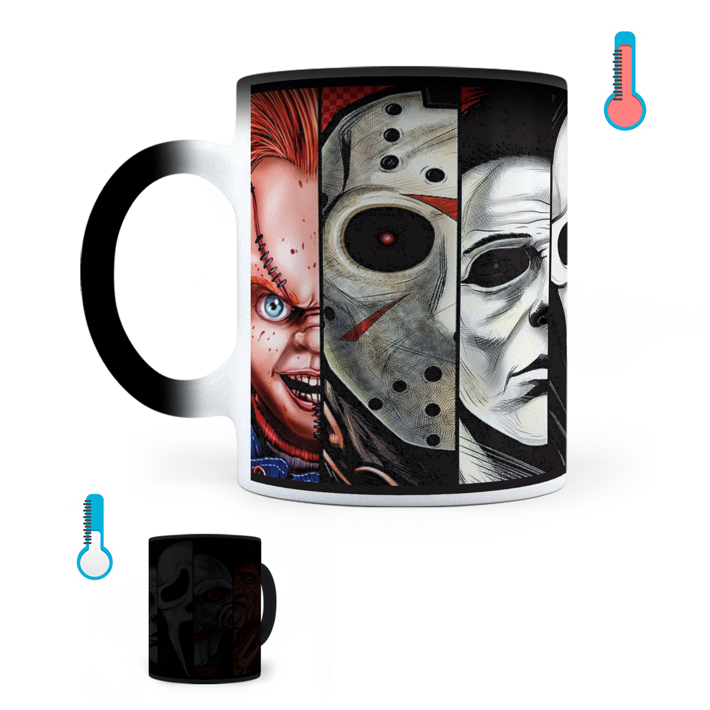 Taza Mágica Halloween Friends - Térmica 11 oz (320 ml)