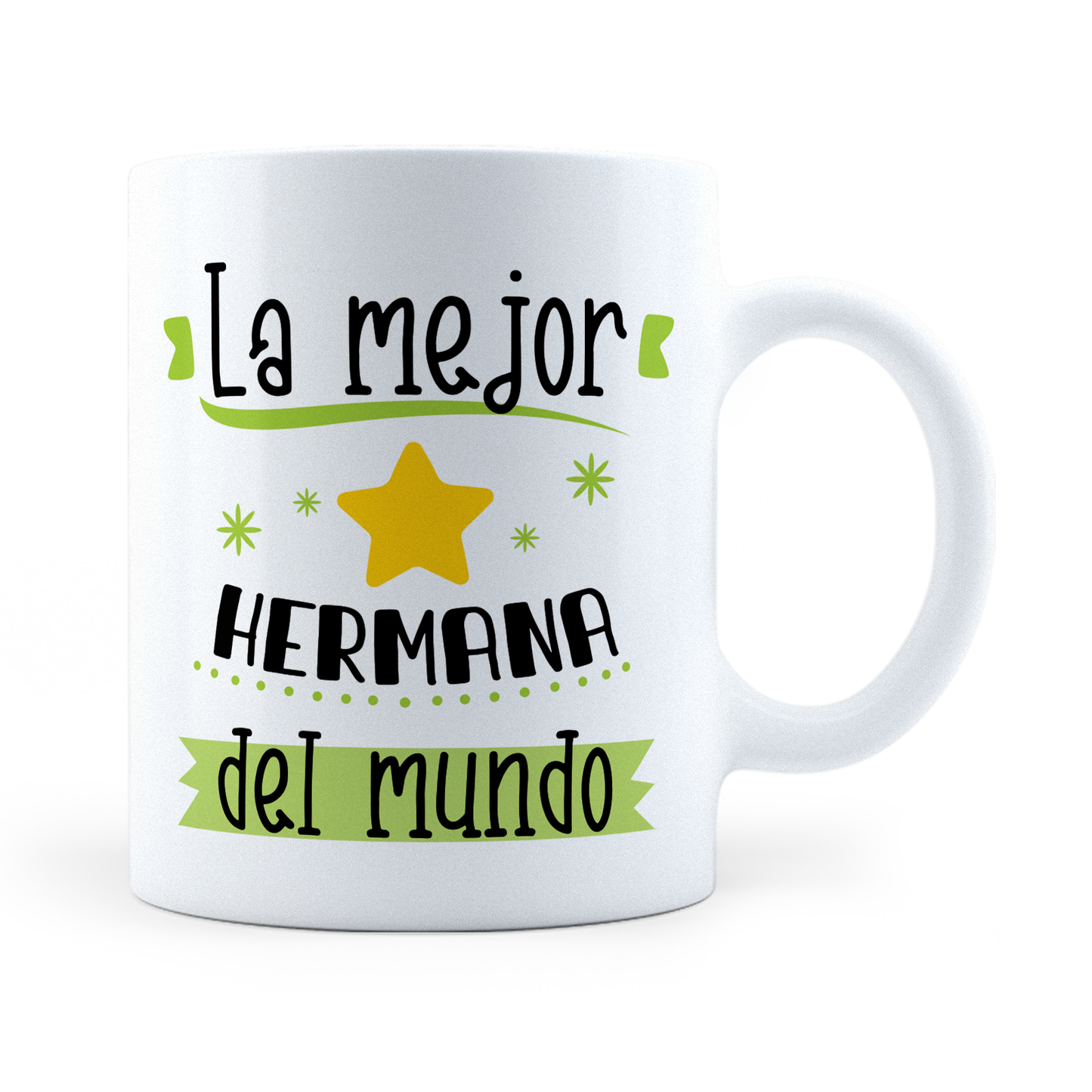 Taza La Mejor Hermana Del Mundo -11 oz (320 ml)