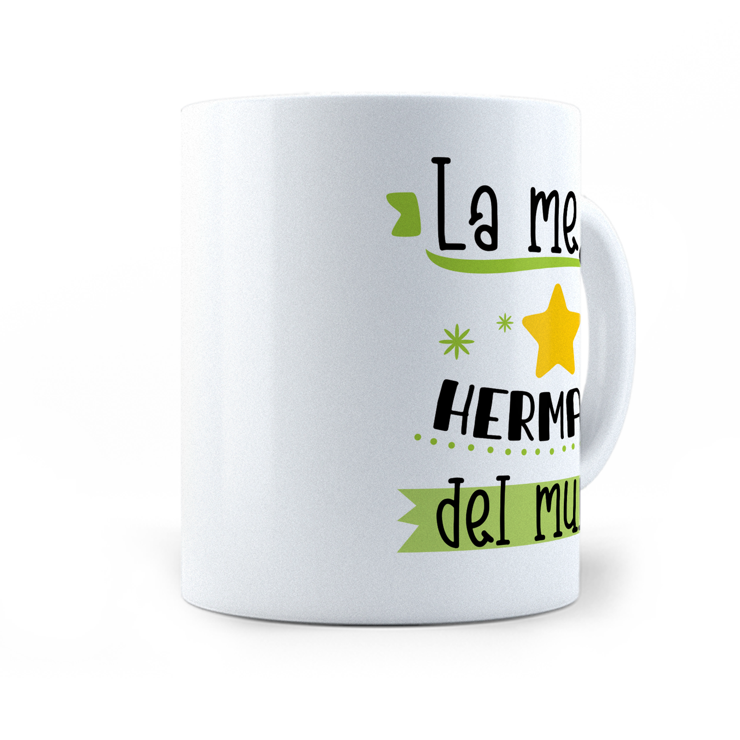 Taza La Mejor Hermana Del Mundo -11 oz (320 ml)