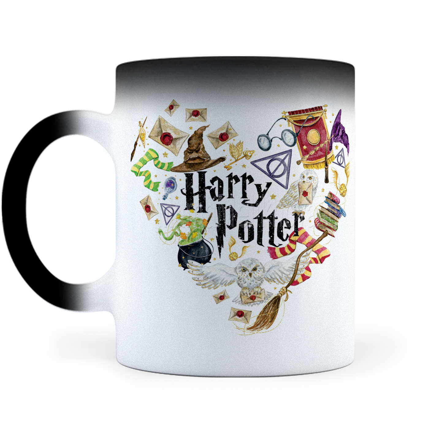 Taza Mágica Harry Potter Love - Térmica 11 oz (320 ml)