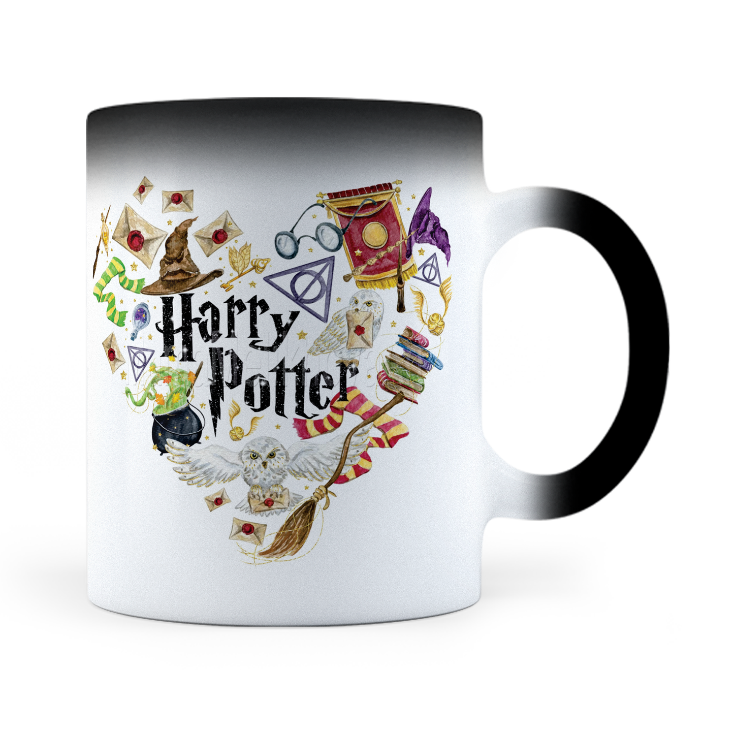 Taza Mágica Harry Potter Love - Térmica 11 oz (320 ml)