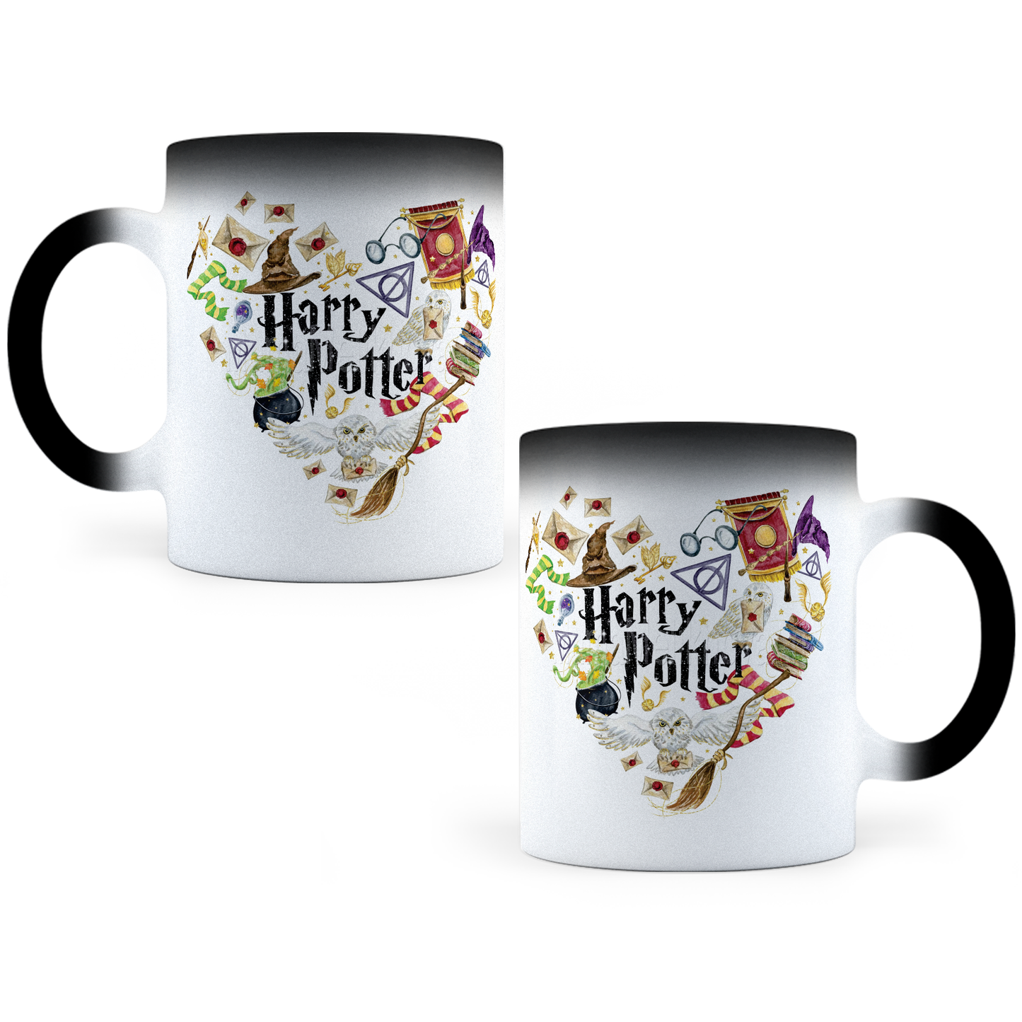 Taza Mágica Harry Potter Love - Térmica 11 oz (320 ml)