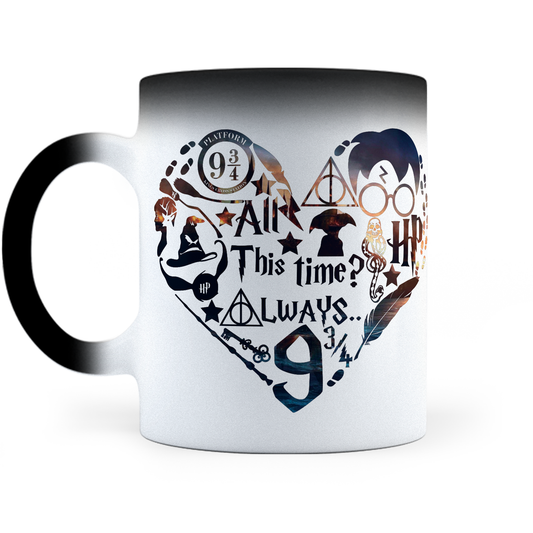 Taza Mágica All This Time - Harry Potter - Térmica 11 oz (320 ml)