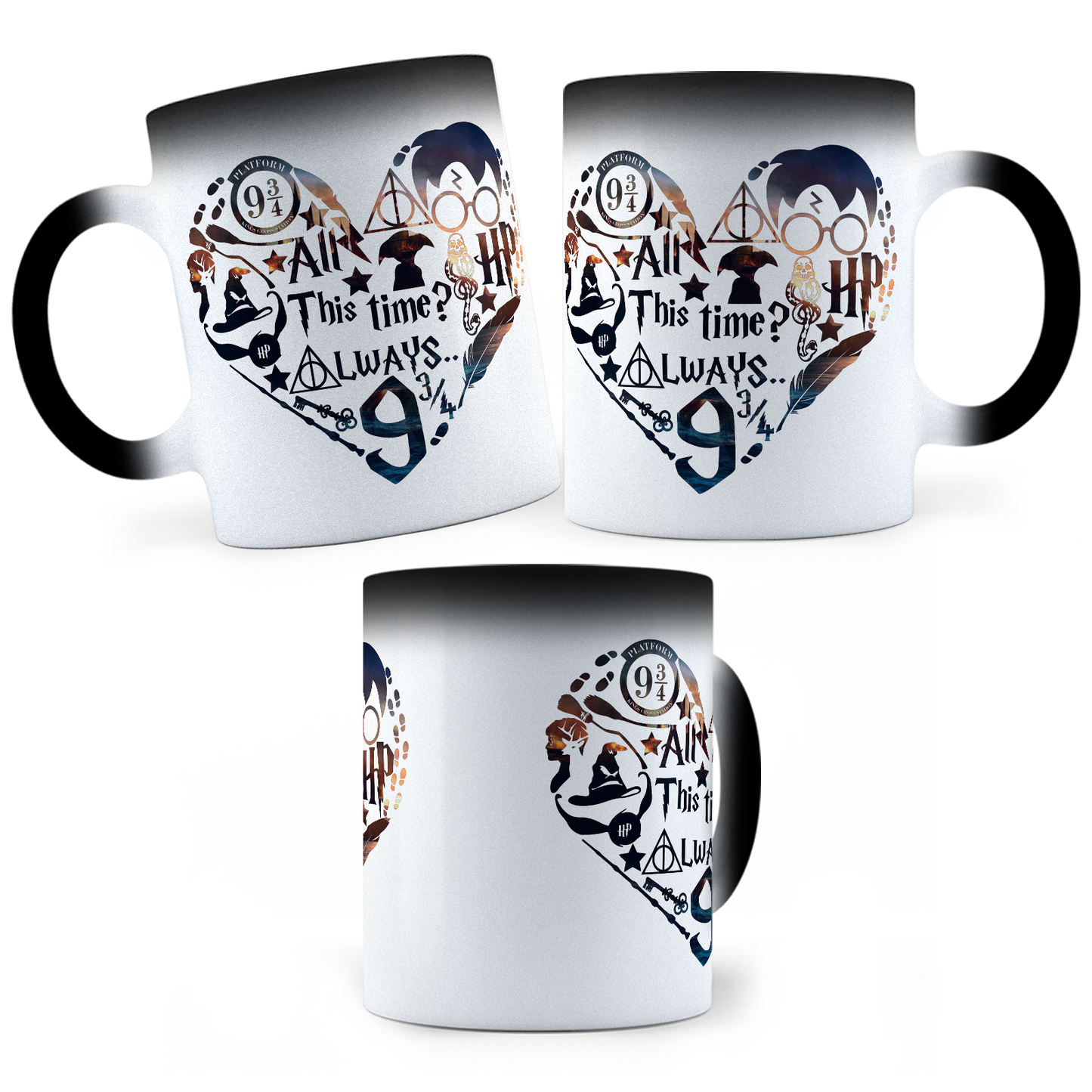 Taza Mágica All This Time - Harry Potter - Térmica 11 oz (320 ml)