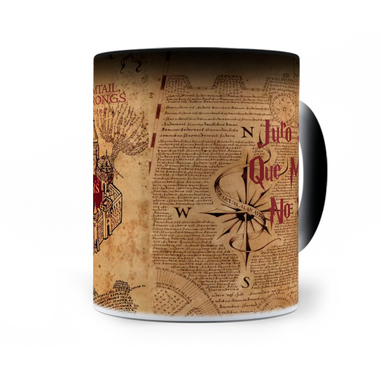 Taza Mágica Harry Potter Mapa Merodeador - Térmica 11 oz (320 ml)