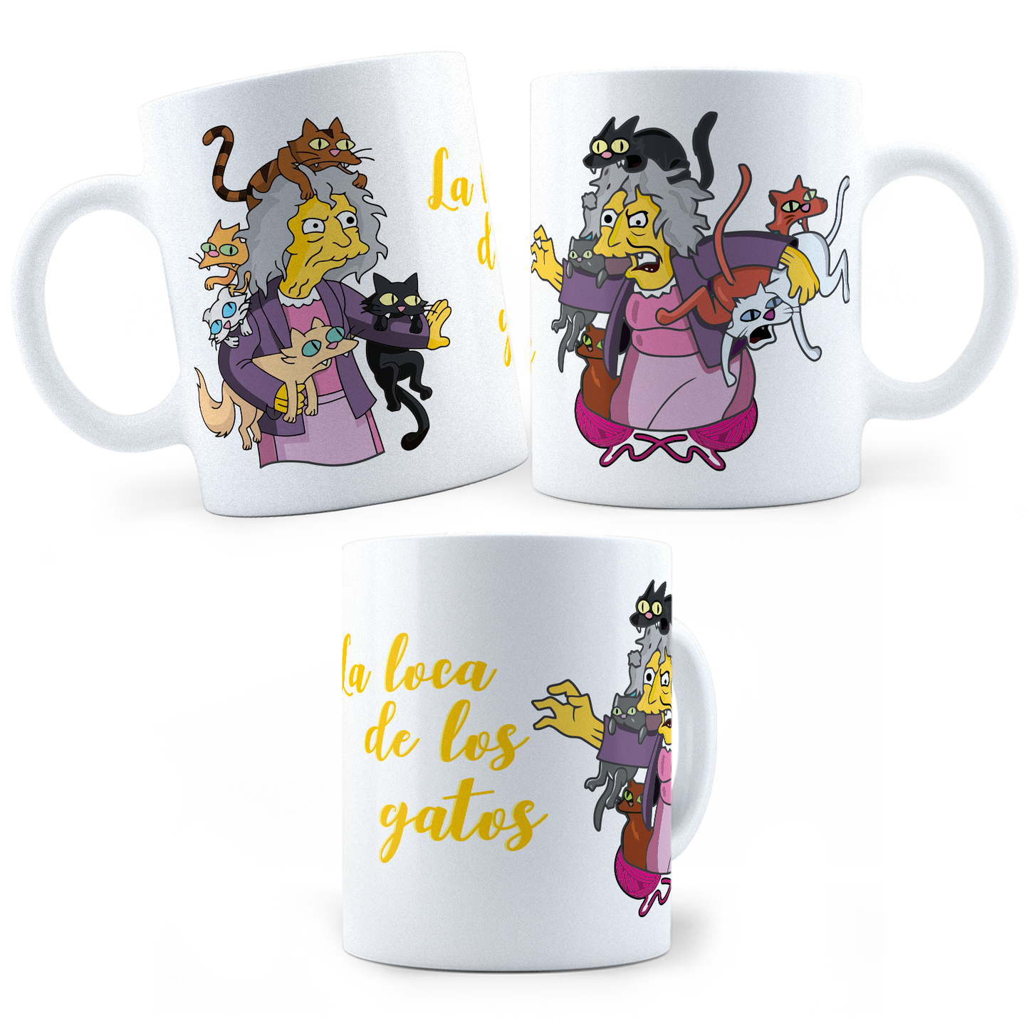 Taza La Loca De Los Gatos - 11Oz (320 ml)