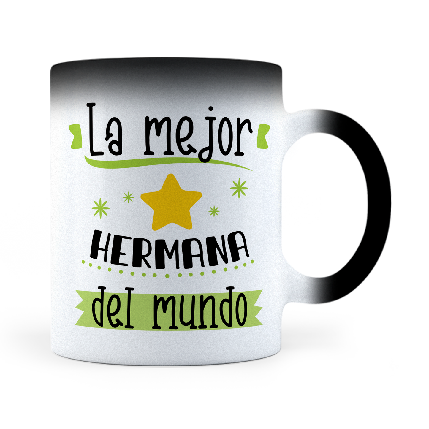 Taza Mágica La Mejor Hermana Del Mundo -  Térmica 11 oz ml (320)