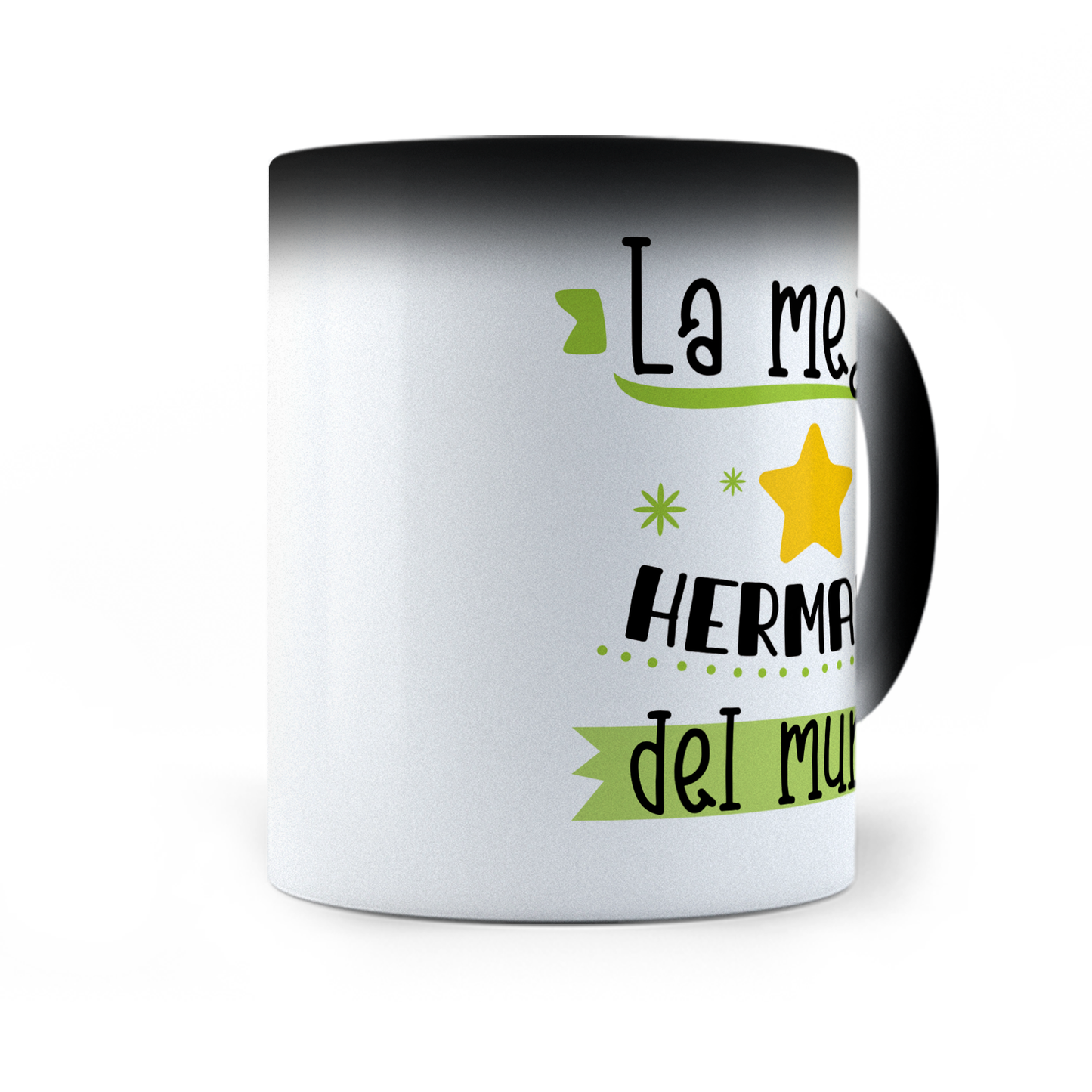 Taza Mágica La Mejor Hermana Del Mundo -  Térmica 11 oz ml (320)