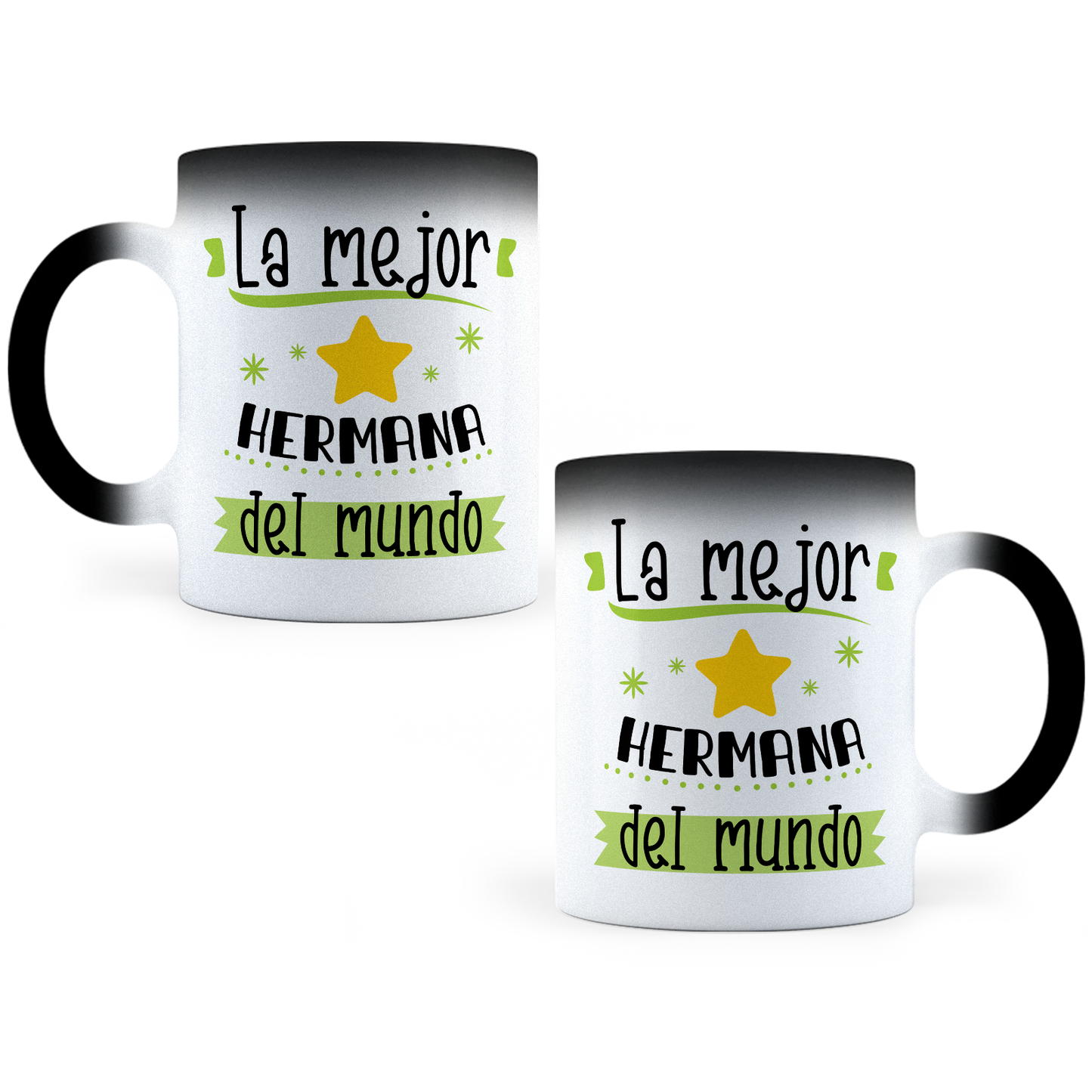 Taza Mágica La Mejor Hermana Del Mundo -  Térmica 11 oz ml (320)