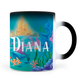 Taza Mágica Sirenita Personalizada - Térmica 11 oz (320 ml)