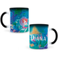 Taza Mágica Sirenita Personalizada - Térmica 11 oz (320 ml)