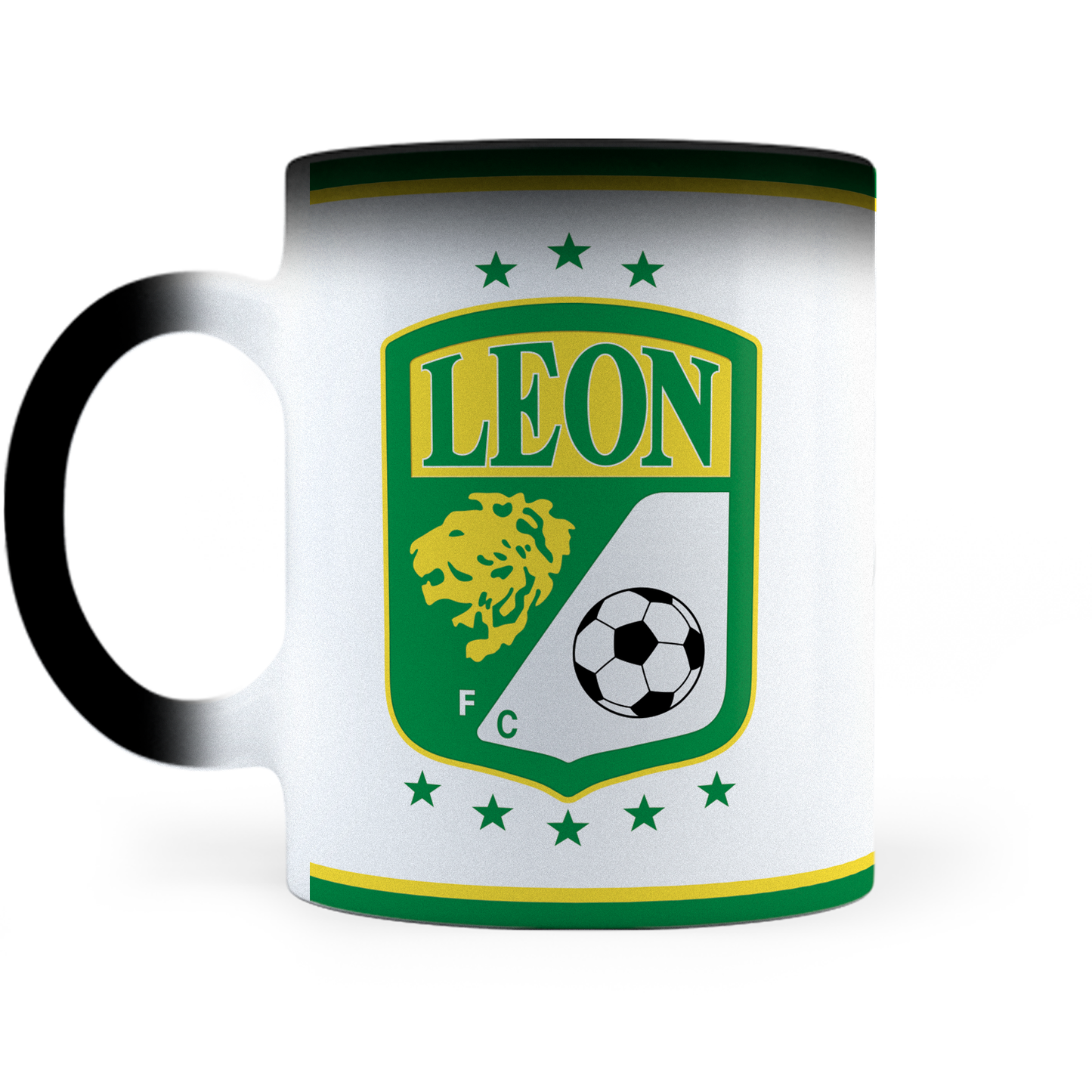 Taza Mágica León Fc Personalizada - Térmica 11 oz (320 ml)
