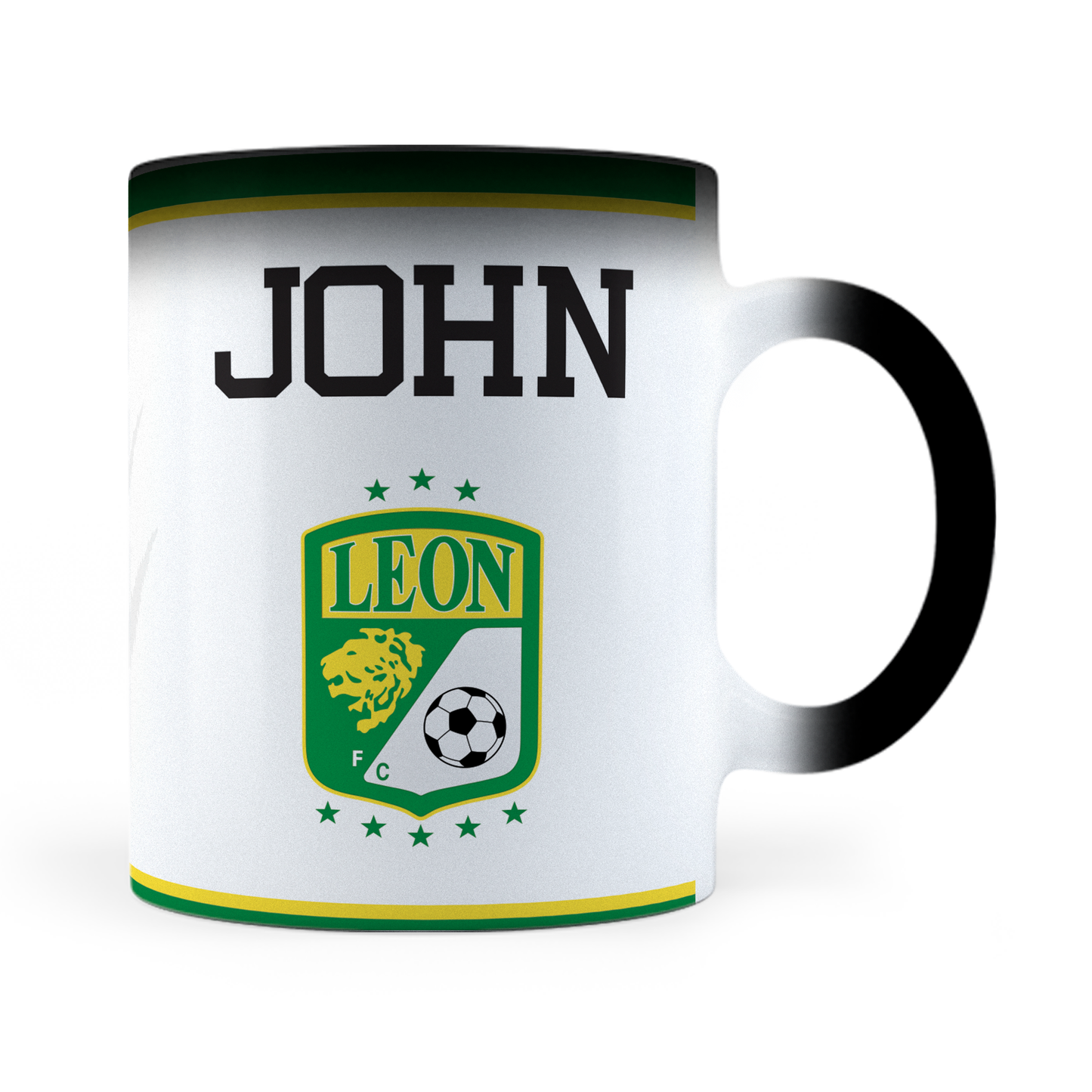 Taza Mágica León Fc Personalizada - Térmica 11 oz (320 ml)