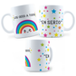 Taza Los Odio a Todos Arcoíris - Térmica 11 oz (320 ml)