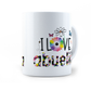 Taza i Love Abuelita - 11Oz (320 ml)