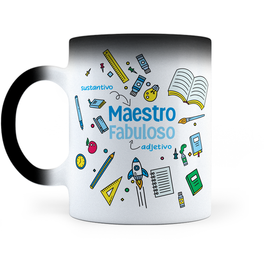 Taza Mágica Maestro Fabuloso -  Térmica 11 oz (320 ml)