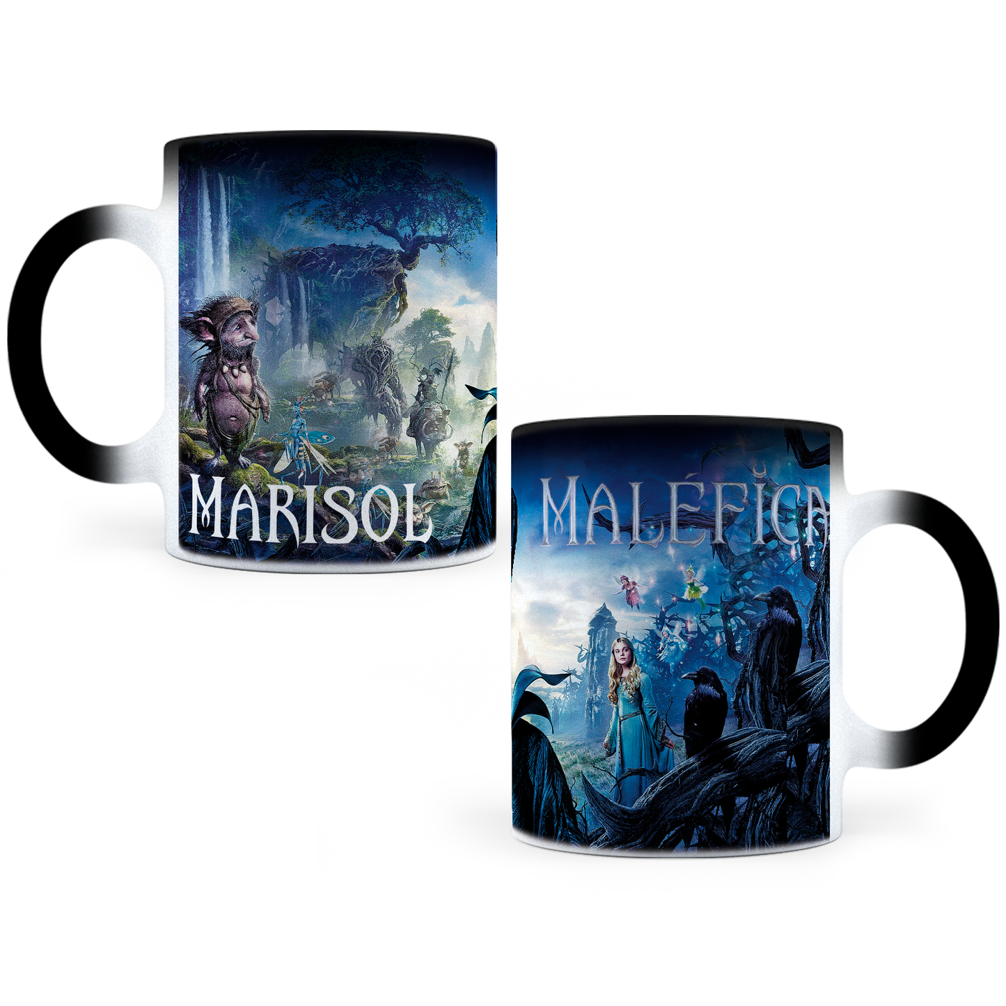 Taza Mágica Maléfica Personalizada - Térmica 11 oz (320 ml)