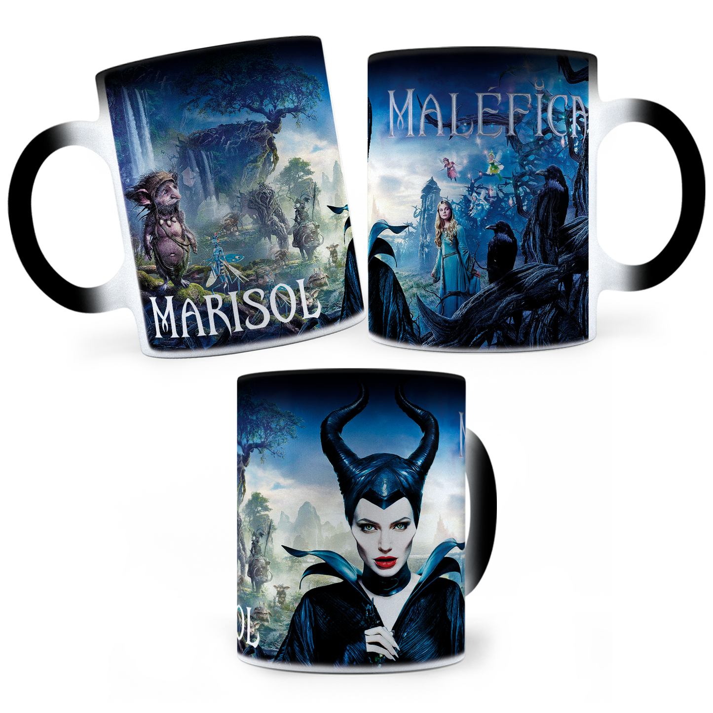 Taza Mágica Maléfica Personalizada - Térmica 11 oz (320 ml)