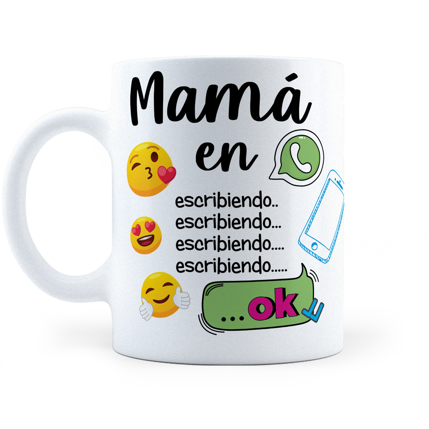 Taza Mamá Escribiendo -  11Oz (320 ml)