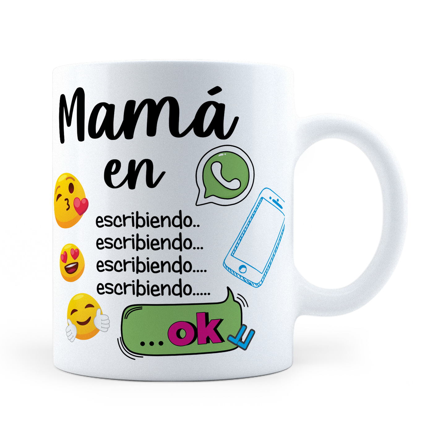 Taza Mamá Escribiendo -  11Oz (320 ml)