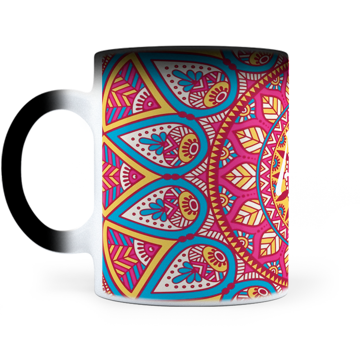 Taza Mágica Mandala Personalizada - Térmica 11 oz (320 ml)