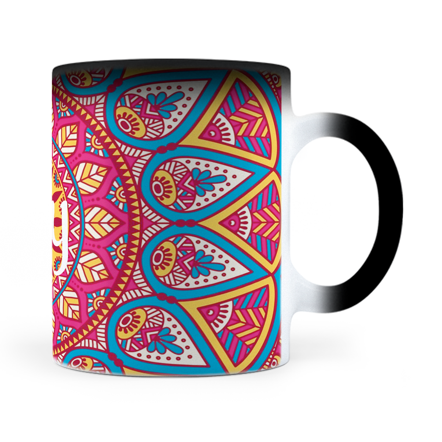 Taza Mágica Mandala Personalizada - Térmica 11 oz (320 ml)