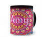 Taza Mágica Mandala Personalizada - Térmica 11 oz (320 ml)