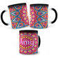 Taza Mágica Mandala Personalizada - Térmica 11 oz (320 ml)