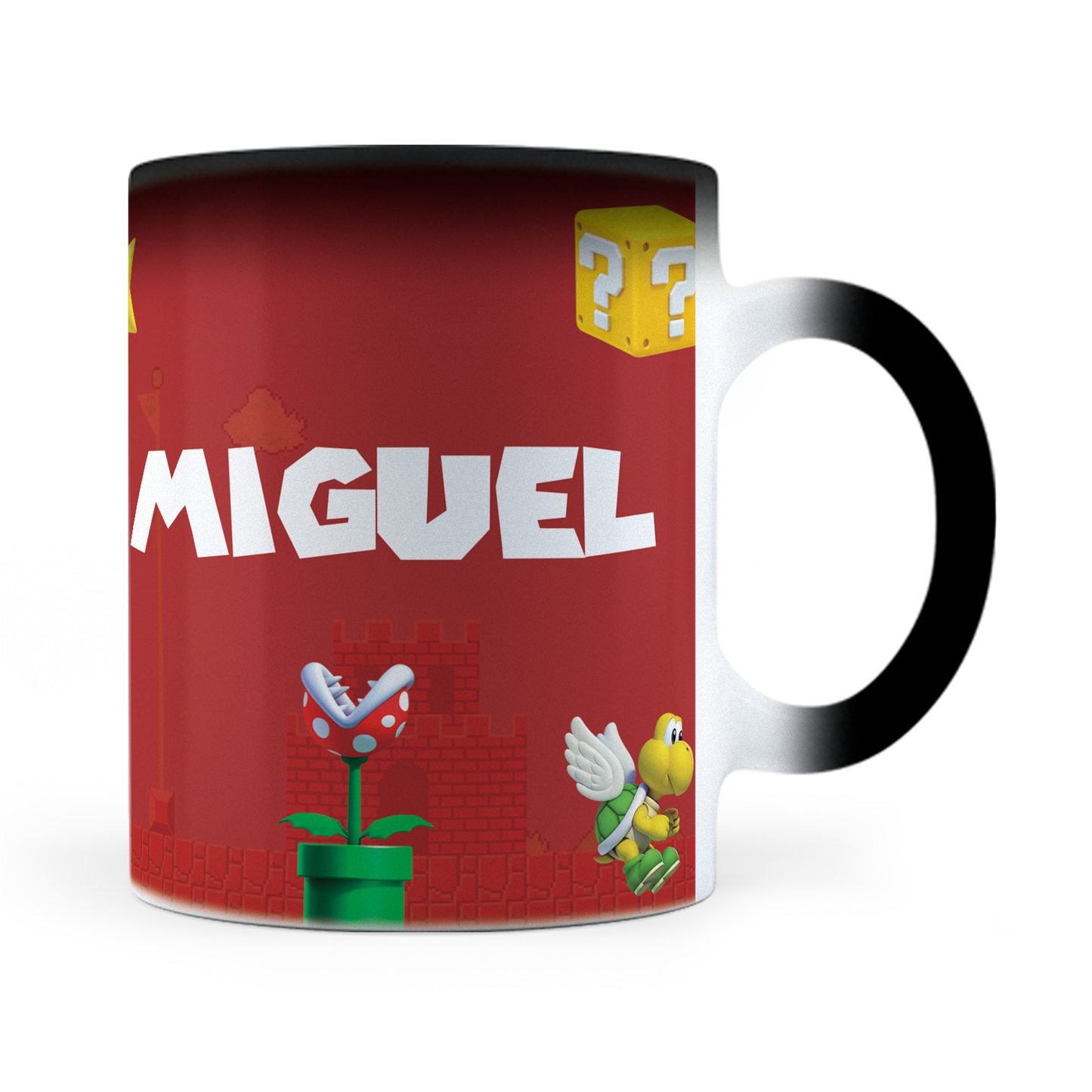 Taza Mágica Mario Bros Personalizada - Térmica 11 oz (320 ml)
