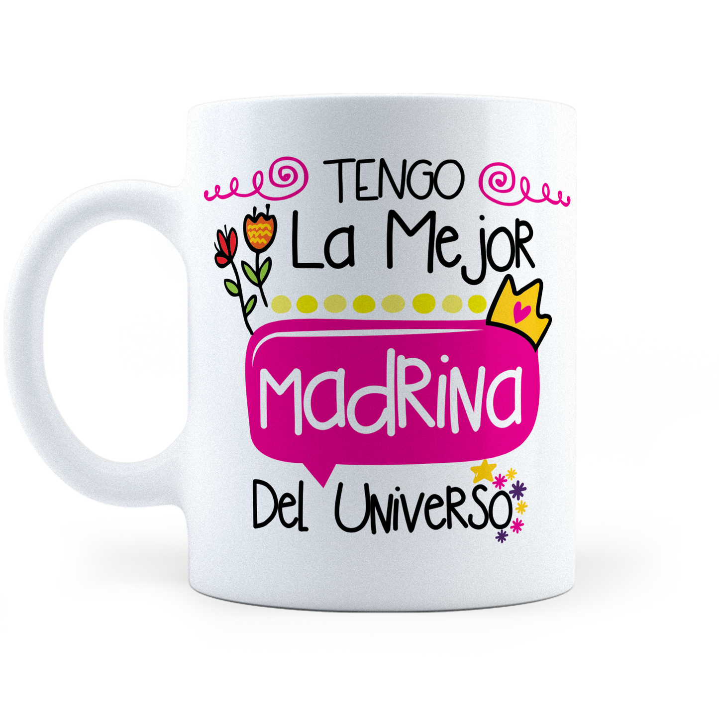 Taza La Mejor Madrina Del Universo -  11Oz (320 ml)