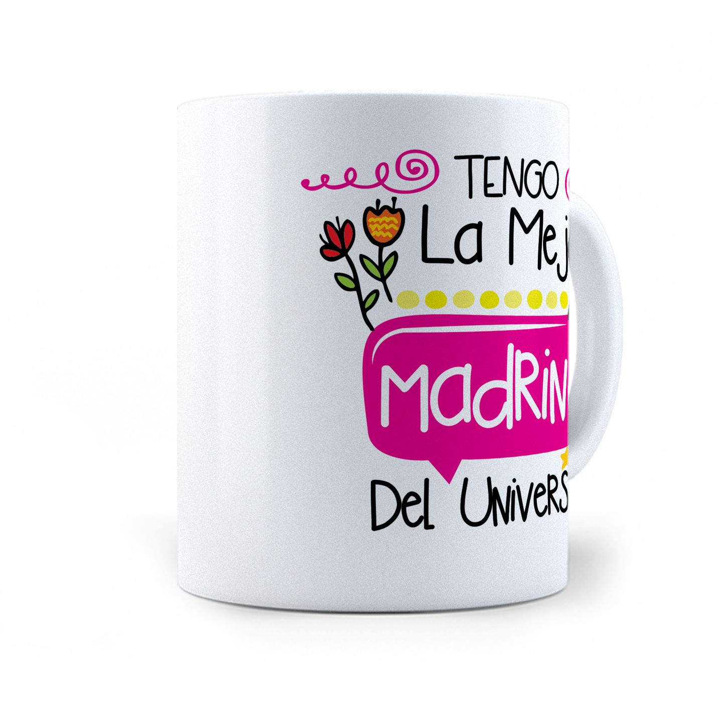 Taza La Mejor Madrina Del Universo -  11Oz (320 ml)