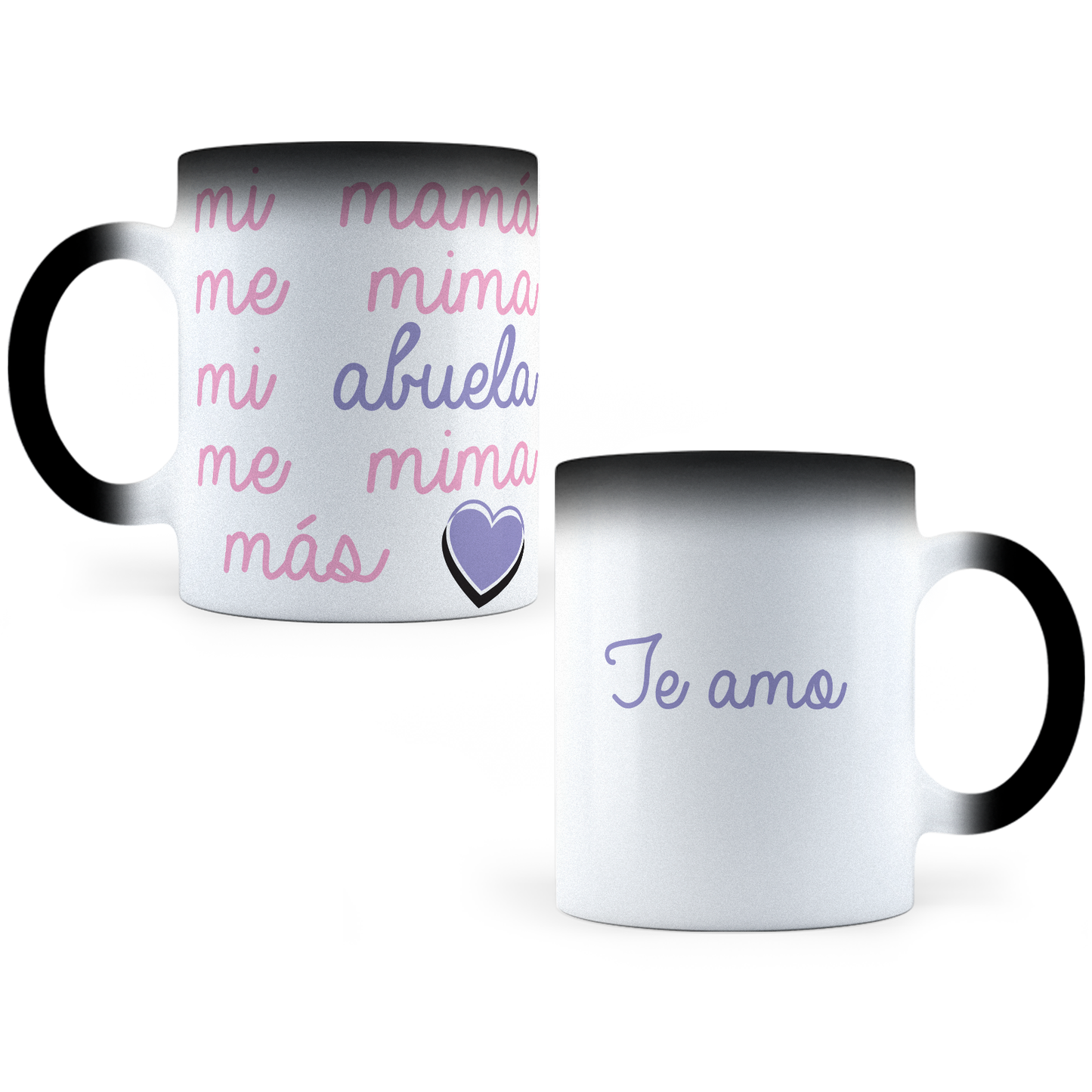 Taza Mágica Mi Abuela Me Mima Más - Térmica 11 oz (320 ml)